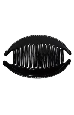 Belle Crystal Large Interlocking Comb Pair
