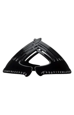 Belle Crystal Large Interlocking Comb Pair