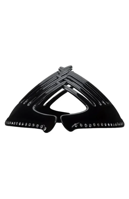 Belle Crystal Large Interlocking Comb Pair