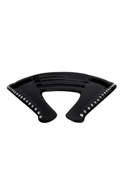 Belle Crystal Large Interlocking Comb Pair