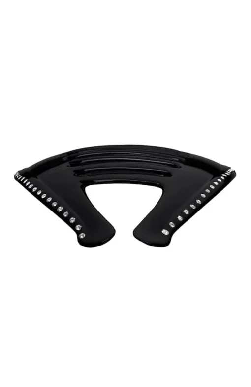 Belle Crystal Large Interlocking Comb Pair