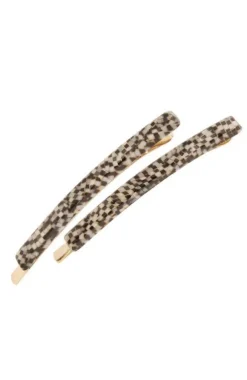 Bobby Pin Pair on Gold Wire - Classic