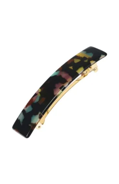 Classic Rectangle Barrette - Rainbow Tokyo