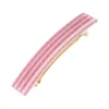 Classic Rectangle Barrette - Candy Check
