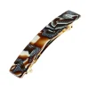Classic Rectangle Barrette - Fudge