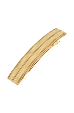 Classic Rectangle Barrette - Bamboo