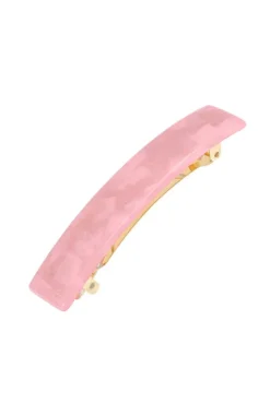 Classic Rectangle Barrette - Pavlova Pastel