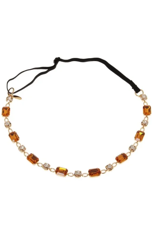 Cora Crystal Adjustable Headwrap