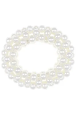 Cream Pearl Scrunchie