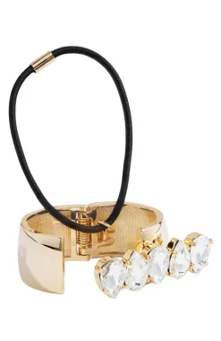 Crystal Bar Cuff Pony