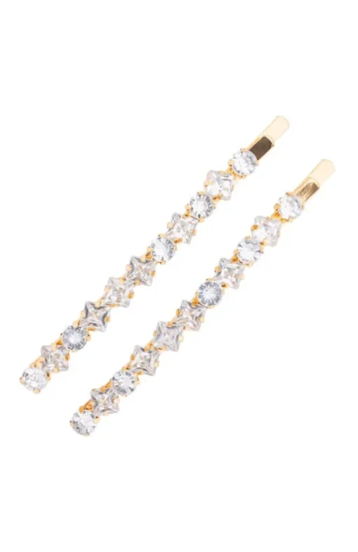 Crystal Bobby Pins, 2-Pack