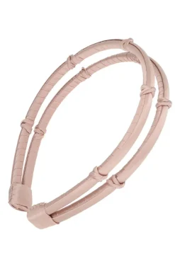 Double Five Knot 1/4" Ultracomfort Headband - Silk Charmeuse