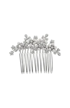 Elle Crystal and Pearl Comb