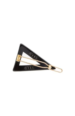 France Luxe Crystal Triangle Cutout Tige Boule Barrette