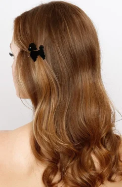 French Poodle Tige Boule Barrette