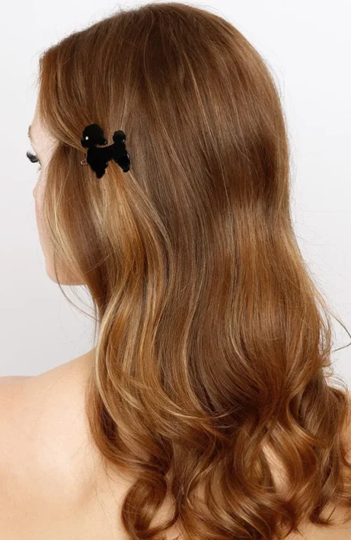 French Poodle Tige Boule Barrette
