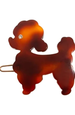 French Poodle Tige Boule Barrette
