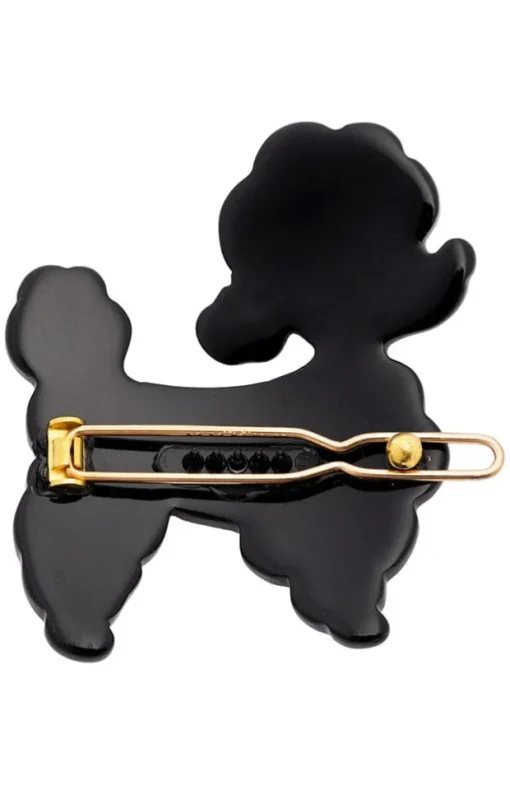French Poodle Tige Boule Barrette
