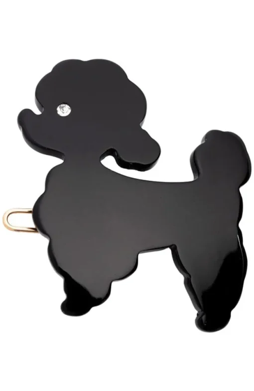 French Poodle Tige Boule Barrette