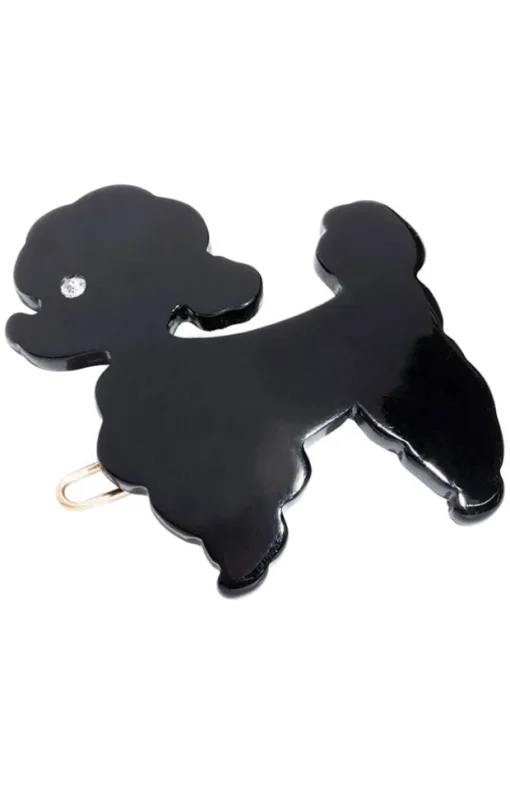 French Poodle Tige Boule Barrette