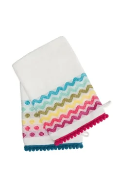 French-Style Bath Mitt 2-Pack - Pom Pom