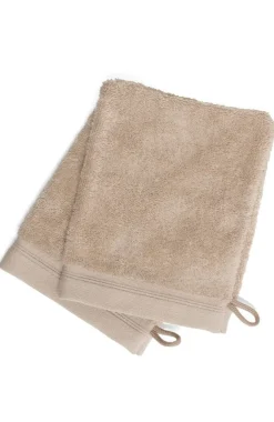 French-Style Bath Mitt 2-Pack - Solid