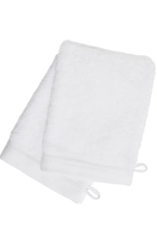 French-Style Bath Mitt 2-Pack - Solid