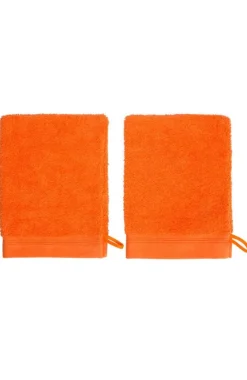 French-Style Bath Mitt 2-Pack - Solid