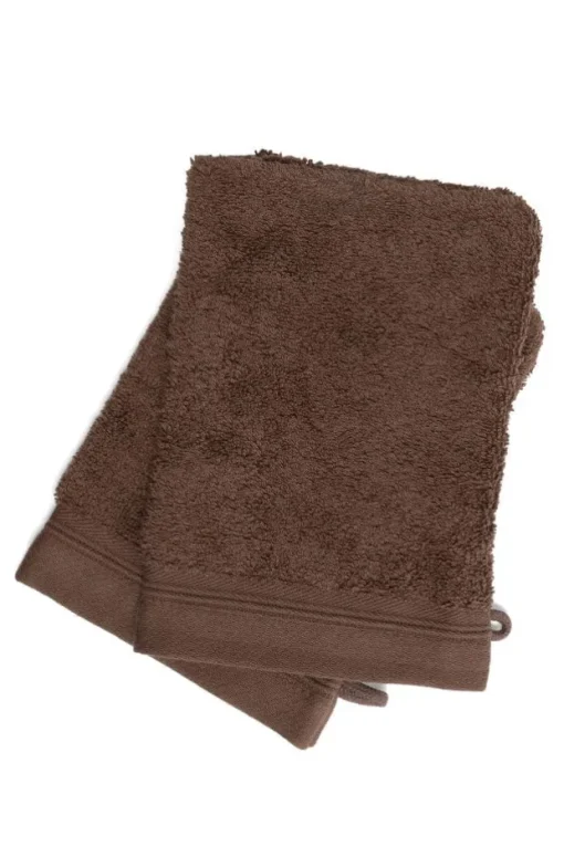 French-Style Bath Mitt 2-Pack - Solid