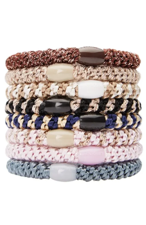 Grab & Go Ponytail Holders - Set of Eight