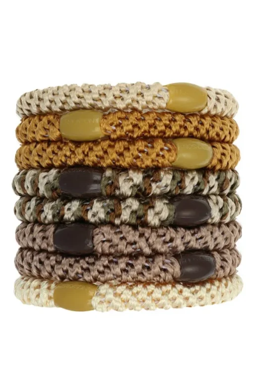 Grab & Go Ponytail Holders - Set of Eight