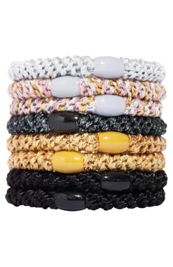 Grab & Go Ponytail Holders - Set of Eight