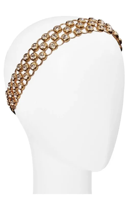 Isabella Crystal Adjustable Headwrap