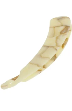 Large Estelle Banana Clip - Carrara