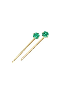 Little Gem Crystal Bobby Pin Pair