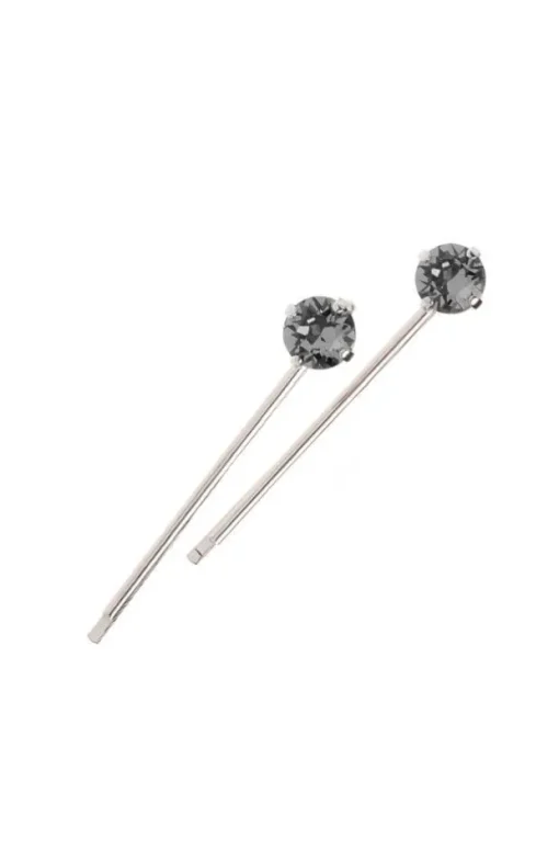 Little Gem Crystal Bobby Pin Pair