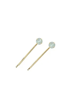 Little Gem Crystal Bobby Pin Pair