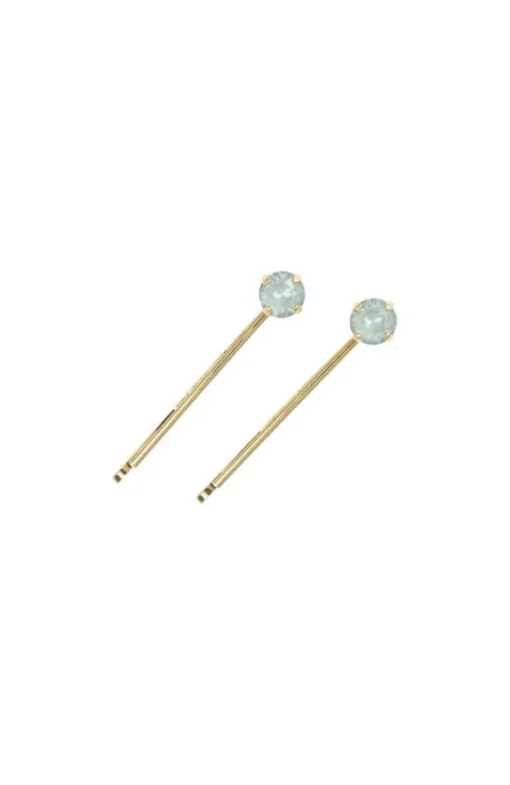 Little Gem Crystal Bobby Pin Pair