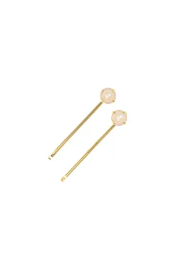Little Gem Crystal Bobby Pin Pair