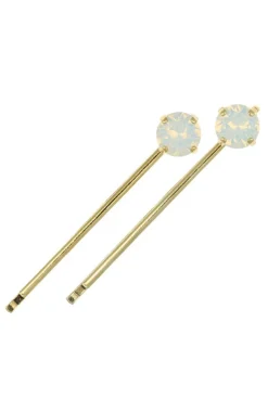 Little Gem Crystal Bobby Pin Pair