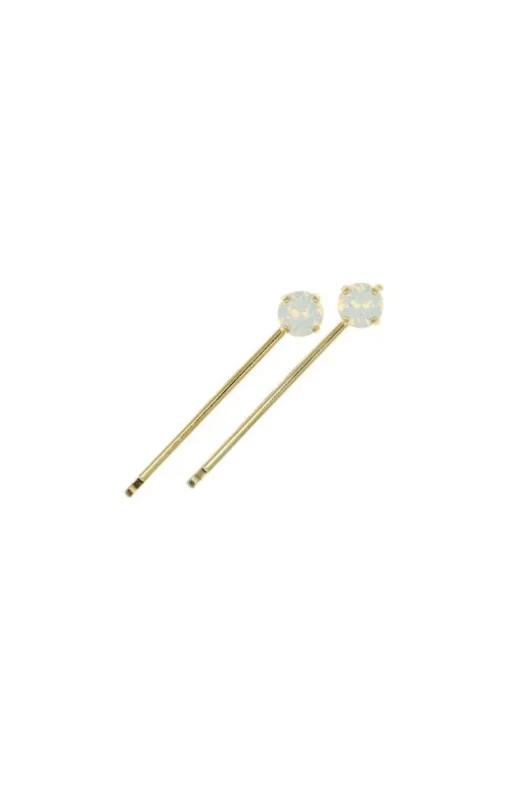 Little Gem Crystal Bobby Pin Pair