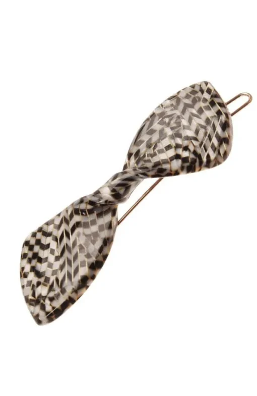 Mini Bow Tige Boule Barrette - Classic