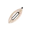 Mini Cutout Oval Plastic Tige Boule Barrette - Classic