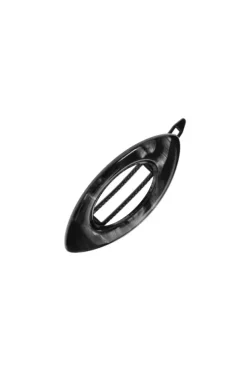 Mini Cutout Oval Plastic Tige Boule Barrette - Classic