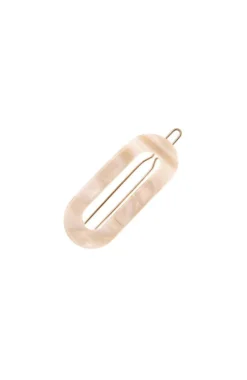 Mini Oval Tige Boule Barrette - Classic