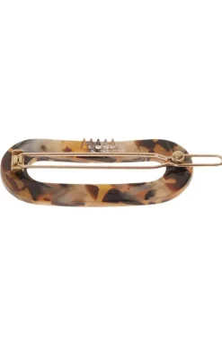 Mini Oval Tige Boule Barrette - Classic