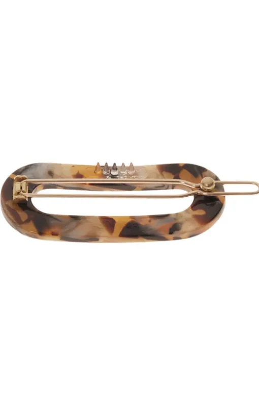 Mini Oval Tige Boule Barrette - Classic