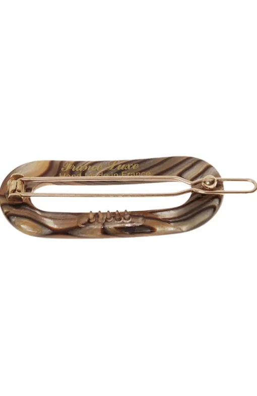 Mini Oval Tige Boule Barrette - Classic