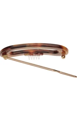 Mini Oval Tige Boule Barrette - Classic