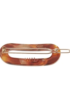 Mini Oval Tige Boule Barrette - Classic